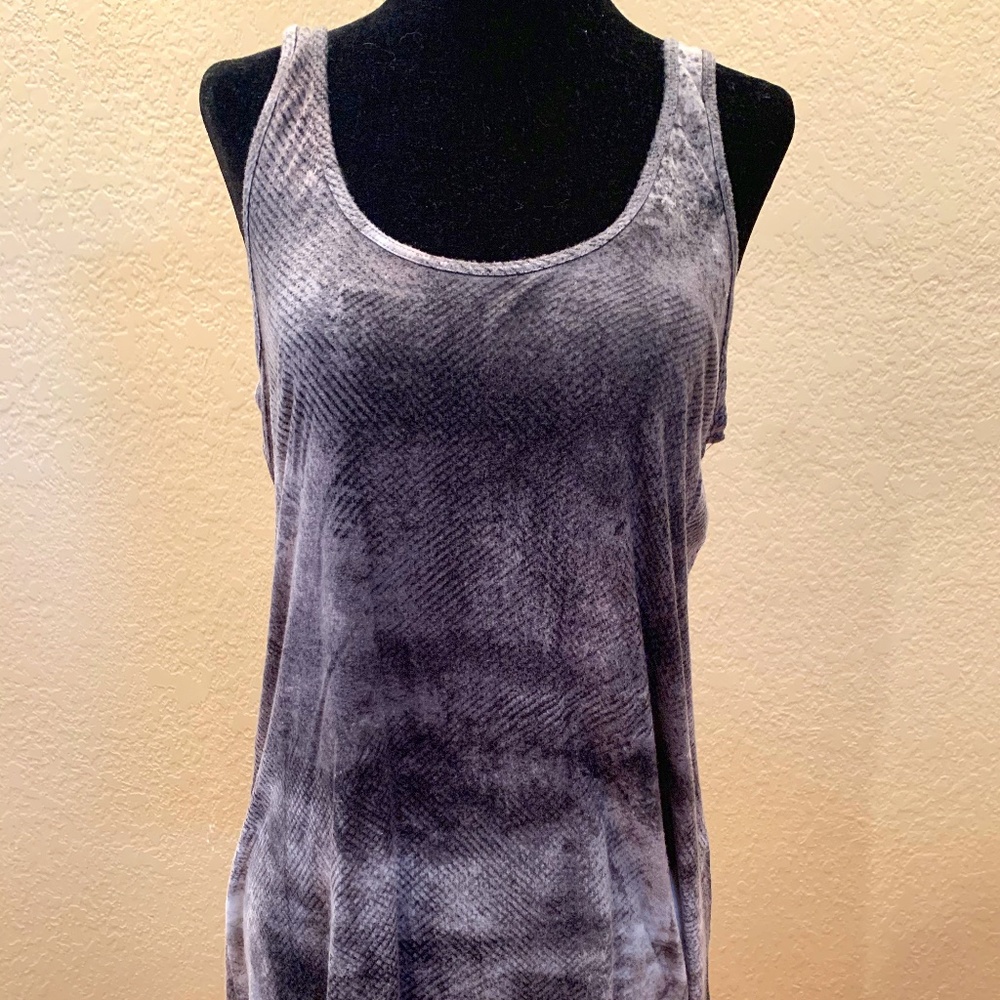 Grey/Black Patterned Tank